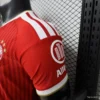 Version 26-27 Bayern Munich Red with Tonal Stripe Home Jersey