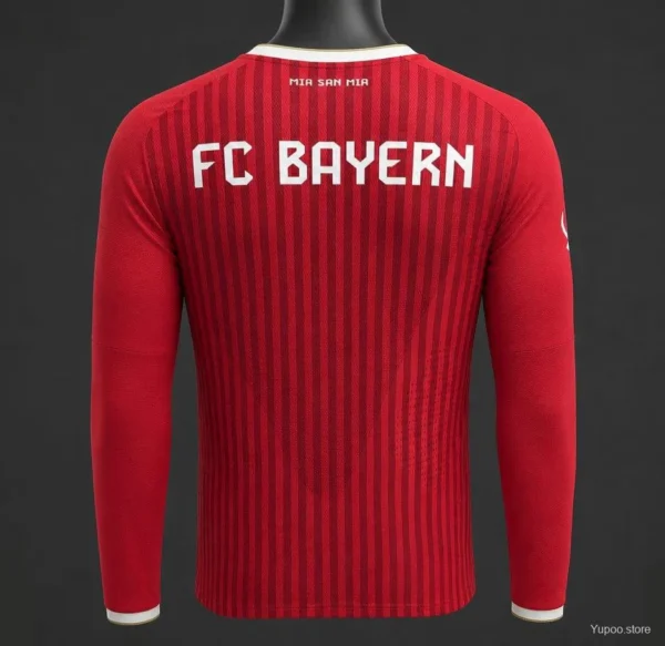 1 Version 26-27 Bayern Munich Home Long Sleeve Jersey