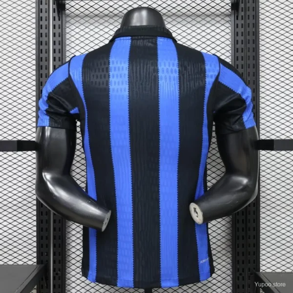 1 Version 26-27 Inter Milan Home Black & Blue Stripe Jersey