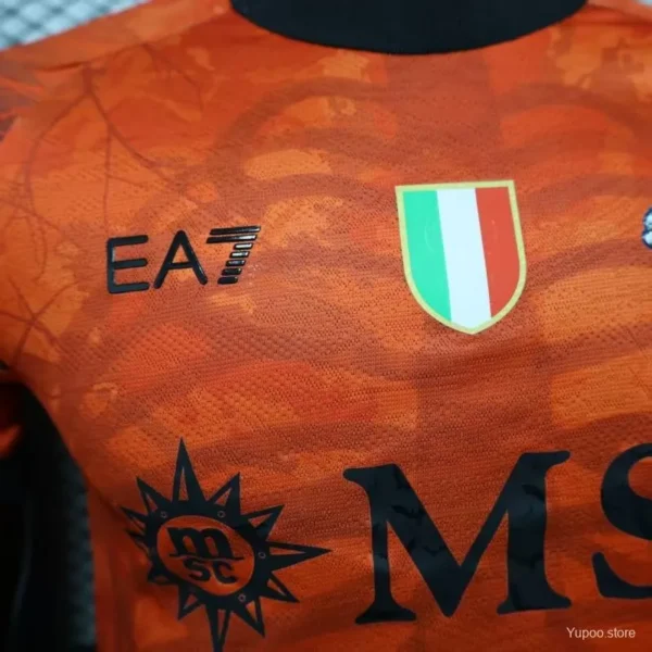 Version 25-26 Napoli Halloween Orange Jersey-Glow In Dark