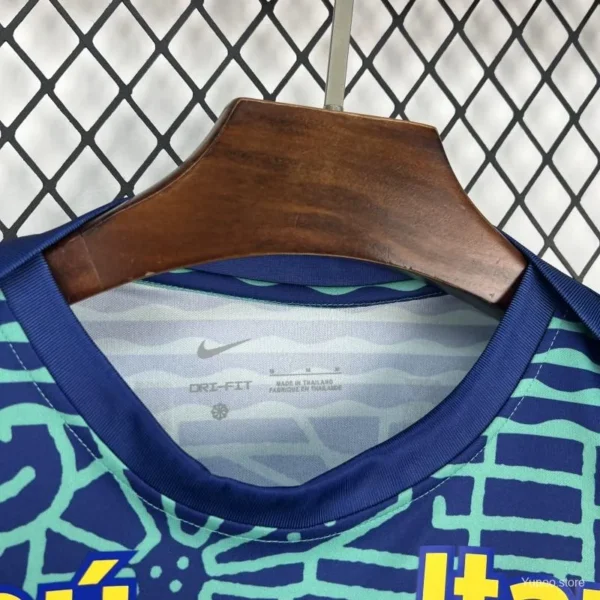 Retro Brazil Pre-Match Jersey