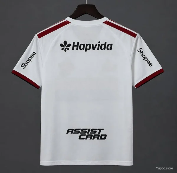 Flamengo Away Jersey With Full Sponsor