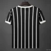Corinthians Away Black White Pinstripes Jersey