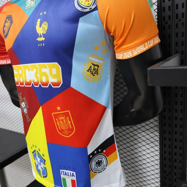 Version 2026 FIFA World Cup Multi-National Teams Colorblock Mashup Special Edition Jersey