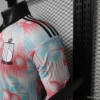 Version 26-27 Belgium Frozen Blue & Pink Away Long Sleeve Jersey