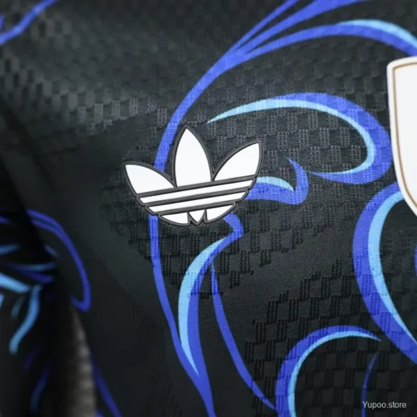 Version 26-27 Argentina Black & Blue Long Sleeve Jersey