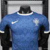 Version 2027 Portugal Away Blue with Jacquard Pattern Jersey