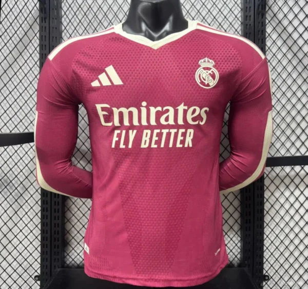 1 Version 26-27 Real Madrid Third Long Sleeve Jersey
