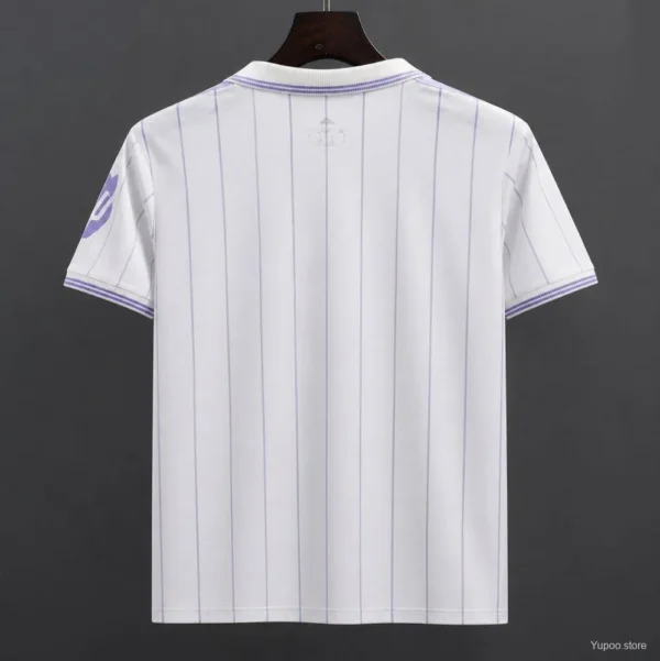 Real Madrid Vintage Style White POLO Jersey
