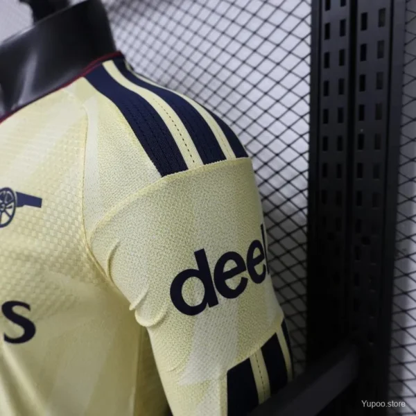 1 Version 26-27 Arsenal Yellow Long Sleeve Jersey