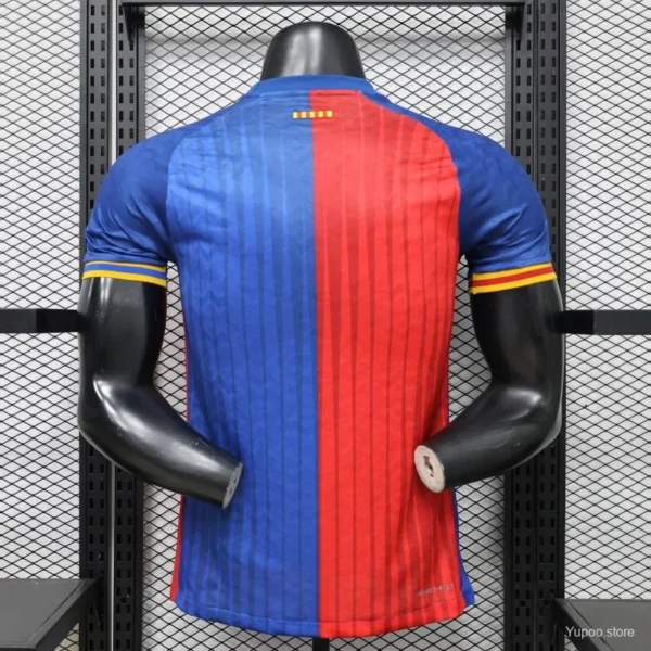 Version 26-27 FC Barcelona Royal Blue & Garnet Red Vertical Stripes Special Edition Jersey