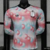 Version 26-27 Belgium Frozen Blue & Pink Away Long Sleeve Jersey