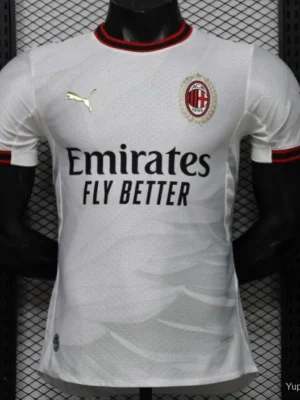 Version 26-27 AC Milan Away White Jersey