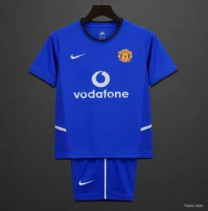 10 02-03 Manchester United Blue Third Jersey