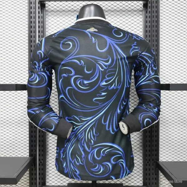 Version 26-27 Argentina Black & Blue Long Sleeve Jersey