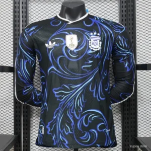Version 26-27 Argentina Black & Blue Long Sleeve Jersey