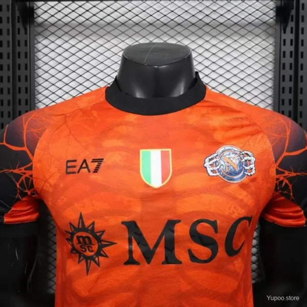Version 25-26 Napoli Halloween Orange Jersey-Glow In Dark