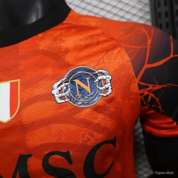 Version 25-26 Napoli Halloween Orange Jersey-Glow In Dark