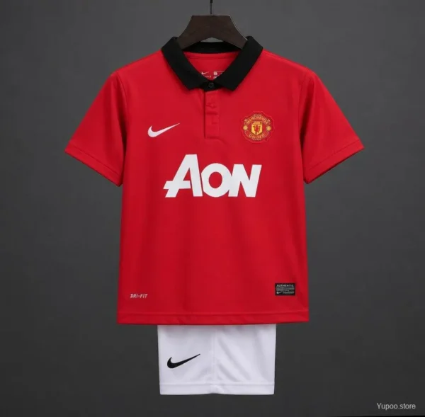 13-14 Manchester United Red Home Jersey