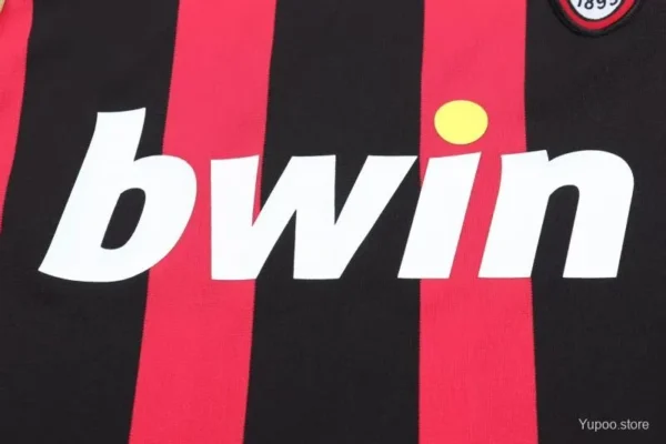06-07 AC Milan Home Long Sleeve Jersey