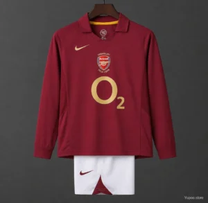 13 05-06 Arsenal Home Long Sleeve Jersey