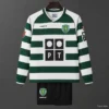01-03 Sporting CP White Green Home Long Sleeve Jersey