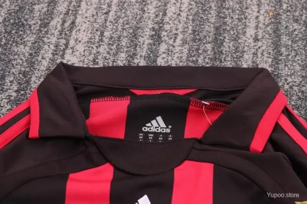06-07 AC Milan Home Long Sleeve Jersey