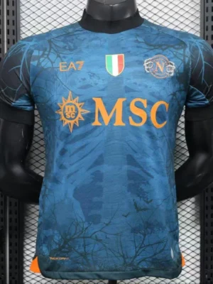 Version 25-26 Napoli Halloween Blue Jersey-Glow In Dark