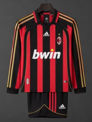 06-07 AC Milan Home Long Sleeve Jersey