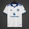 Manchester United White Pinstripe Away Jersey