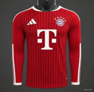 Version 26-27 Bayern Munich Home Long Sleeve Jersey