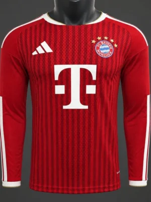 Version 26-27 Bayern Munich Home Long Sleeve Jersey