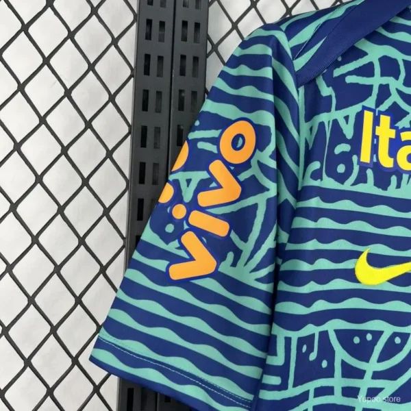 Retro Brazil Pre-Match Jersey