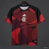2 Flamengo 2026 Pre-Match Red-Black-Burgundy Jersey