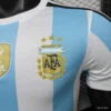 Version 2027 Argentina Home White & Light Blue Stripes with FIFA World Cup Champion Badge Jersey