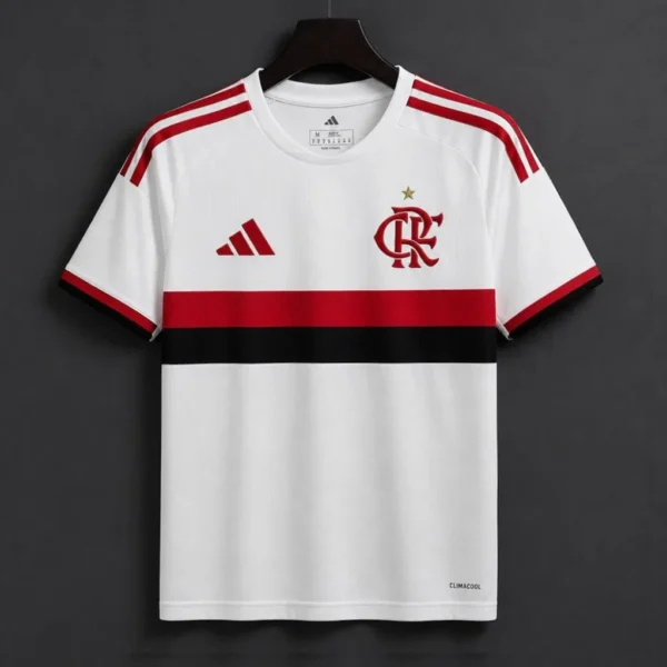 2 Version 26-27 Flamengo Away White Jersey