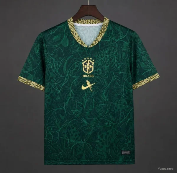 Brazil Green Special Edition Concept orest Pattern Jersey