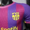 Version 26-27 FC Barcelona Third Purple Pink Yellow Stripe Jersey