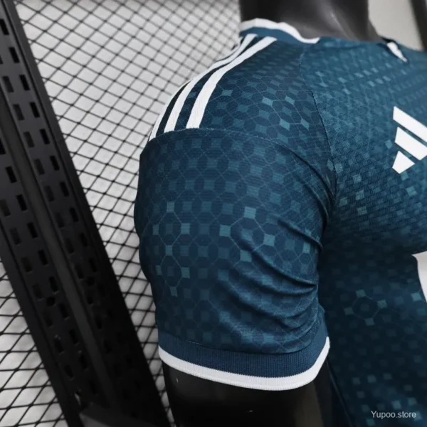 2 Version 26-27 Real Madrid Away Teal Blue Jersey