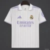 Real Madrid Vintage Style White POLO Jersey