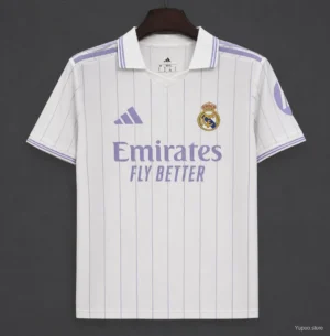 2 Real Madrid Vintage Style White POLO Jersey