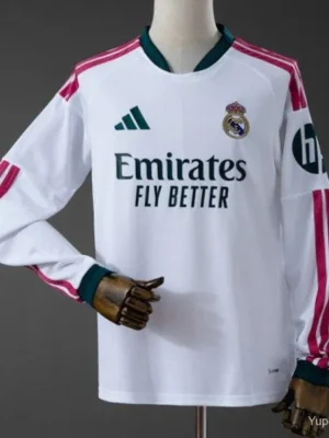 2 Real Madrid Home Long Sleeve Jersey