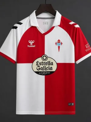 Celta de Vigo 100th Anniversary Vintage Remake Red-White Jersey