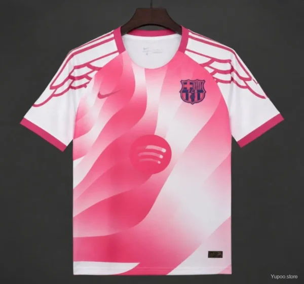 Barcelona Pink Wings Special Edition White-Pink Jersey