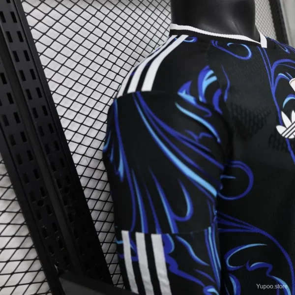 Version 26-27 Argentina Black & Blue Long Sleeve Jersey