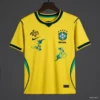 Brazil Yellow Green Special Edition Floral Jersey