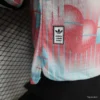 Version 26-27 Belgium Frozen Blue & Pink Away Long Sleeve Jersey