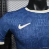 Version 2027 Portugal Away Blue with Jacquard Pattern Jersey