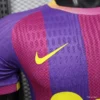 Version 26-27 FC Barcelona Third Purple Pink Yellow Stripe Jersey