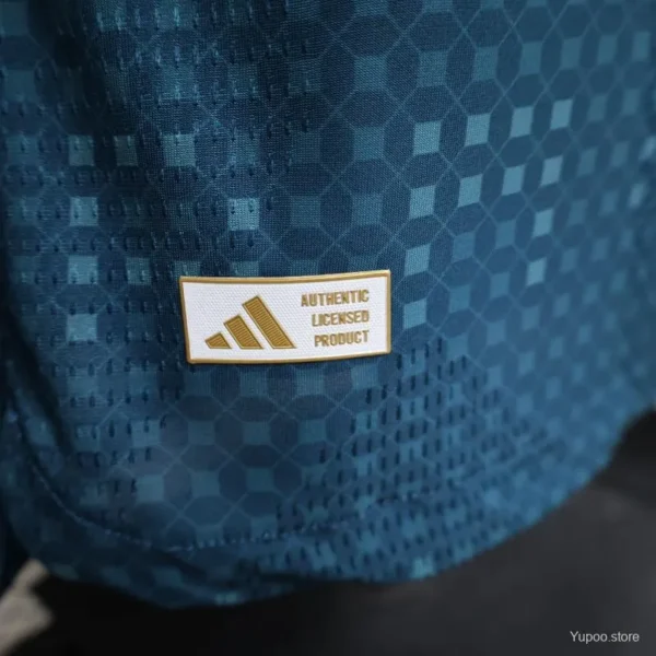 3 Version 26-27 Real Madrid Away Teal Blue Jersey